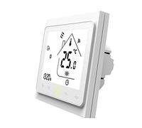 MOES Termostato WiFi Smart per Riscaldamento a Pavimento ad Acqua, WiFi a 2.4GHz e Cavo Neutro Richiesti, Thermostat Digitale Schermo Touch Button, con Alexa Google Home e Smart life Tuya Telefono APP