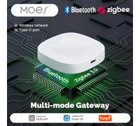 MOES Tuya Smart ZigBee Bluetooth Multi-Mode Gateway Hub Tipo-C Alimentazione Wireless Home Automation Funziona con Alexa Google Home