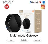 MOES Tuya Smart ZigBee Gateway multimodale Bluetooth Mesh Hub 38K IR Telecomando 2in1 Controllo vocale per Alexa Google Home