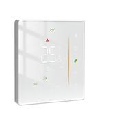 MOES Tuya WiFi Smart Connect Termostato per riscaldamento a pavimento ad acqua, programmabile via cavo per interni, controllo wireless Tuya/Smart Life App/Alexa/Google Home, WiFi 2,4 GHz, 5 A