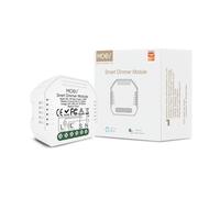 MOES Tuya WiFi Smart LED Dimmer Modulo interruttore 1 Gang, Smart Life/Tuya App, Compatibile con Alexa e Google Home, Supporta solo la rete a 2.4Ghz e interruttore di ripristino, Tubo MOS