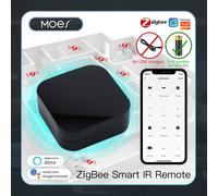 MOES Tuya ZigBee Telecomando IR intelligente Il telecomando universale a infrarossi per la casa intelligente funziona con Alexa Google Home