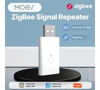 MOES Tuya ZigBee3.0 Ripetitore di segnale Amplificatore Porta USB Range Extender Dispositivo Smart Home Espandi lavoro wireless con ZigBee Gateway