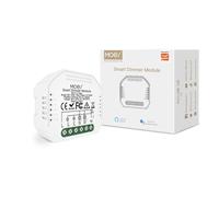 MOES WiFi Interruttore Luce con Dimmer Wireless Intelligente Modulo Alexa, Controllo Remoto e Relè per 2 Gruppi e Interruttori 1/2 Via, Compatibile con l'App Smart Life Tuya, Alexa Google Home