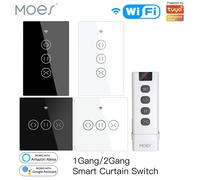 MOES WiFi Smart Curtain Blind Switch per Elettrico Motorizzato Tuya Tenda Roller Shutter Alexa Echo Google Home Controllo Vocale