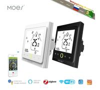 MOES WiFi Termostato per riscaldamento a pavimento acqua/elettrico Regolatore di temperatura per caldaia a gas Smart Alexa tuya Google Voice zigbee Control WIFI Black