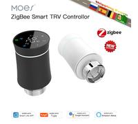 MOES ZigBee 3.0 TRV Termostato Tuya Valvola Attuatore Radiatore Regolatore di Temperatura Programmabile Intelligente Alexa Google Controllo Vocale Wired Gateway