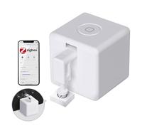 MOES Zigbee Fingerbot Plus Smart Switch Toggle, Pulsante Intelligente Pusher con Controllo Touch,Compatibile con Smart Life/Tuya APP，per Alexa/Google Home e Timer Controllo