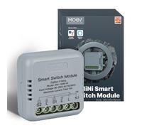 MOES Zigbee - Interruttore di illuminazione da incasso, mini modulo relè intelligente (richiede un driver neutro e un gateway MOES Zigbee), compatibile Tuya, Alexa e Google