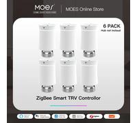 MOES ZigBee3.0 TRV Nuovo Attuatore Del Radiatore Valvola Tuya Termostato Programmabile Intelligente Riscaldatore di Temperatura Alexa Controllo Vocale