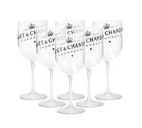 Moet & Chandon Bicchiere Champagne Ice Imperial in plastica (Clear, 6)