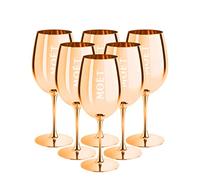 Moët & Chandon Bicchieri da champagne Ibiza Imperial in puro vetro (oro, 6)