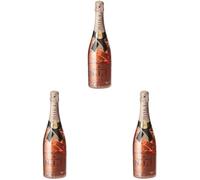 Moët & Chandon Champagne N.I.R. Dry Rosé Sec Luminous Edition 12% Vol. 0,75l (Confezione da 3)