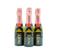 Moet & Chandon - Rosé Impérial Mini Champagne 20cl x 3 12.5% ABV (3 x 20cl)