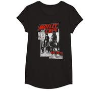 Mötley Crüe Bad Boys of Hollywood Maglietta, Ragazze, Nero, M