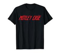 Mötley Crüe Distressed Logo Maglietta, Uomo, Nero, L