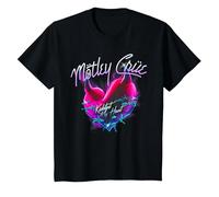 Mötley Crüe Kickstart My Heart Maglietta, Bambini, Nero, 3 Anni