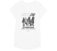 Mötley Crüe - Starwood 1981 Maglietta, Ragazze, Bianco, L