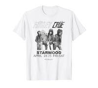 Mötley Crüe - Starwood 1981 Maglietta, Uomo, Bianco, 3XL