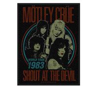 Mötley Crüe - Toppa con scritta Shout at the Devil