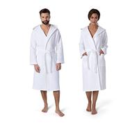 Möve - Accappatoio con Cappuccio, in Piquet, Cotone, Bianco, M