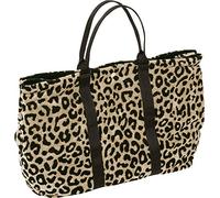 Möve - Asciugamani da doccia, 70 x 35 cm, colore: Beige/Nero
