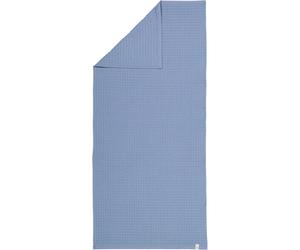 Möve Asciugamani piquée Steel Blue - 847 asciugamano ospite 40 x 70 cm