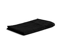 Möve Bamboo Luxe - Asciugamano per ospiti, 30 x 50 cm, 60% cotone, 40% viscosa di cellulosa di bambù, colore nero
