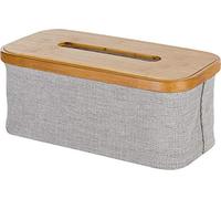 Möve Bamboo Scatola per fazzoletti, Grigio, 30 x 15 x 12 cm