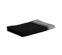 Möve Brooklyn Asciugamano ospite, Misto Cotone, Nero, 30 x 50 cm