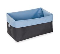 Möve Cestino, Tetron Tessuto, Grey/Blue, 16.5 x 28 x 18 cm
