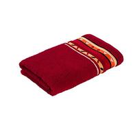 Möve for frottana Country - Telo doccia, 67 x 140 cm, 100% cotone, colore rubino