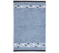 Möve for frottana Magic - Asciugamano per ospiti, 30 x 50 cm, 100% cotone, colore grigio azzurro (bluestone)