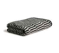 Möve Illusions Relief Asciugamano 50 x 100 cm in 100% cotone, cashmere/nero