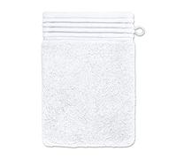 Möve Loft - Guanto da bagno, 15 x 20 cm, 100% cotone (Spinair), colore bianco neve