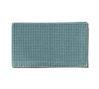 Möve Piquée - Tappetino da bagno, 60 x 100 cm, 100% cotone, colore grigio artico