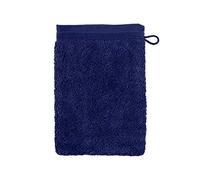 Möve Superwuschel - Guanto da bagno, 20 x 15 cm, 100% cotone, colore blu mare profondo (deep sea)