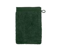 Möve Superwuschel - Guanto da bagno, 20 x 15 cm, 100% cotone, colore verde cipresso