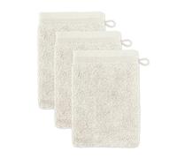 Möve Superwuschel - Set di 3 guanti da bagno, 15 x 20 cm, 100% cotone naturale