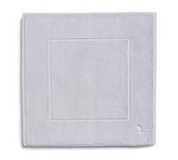 Möve Superwuschel - Tappetino da bagno, 60 x 60 cm, 100% cotone, colore argento