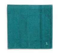 Möve Superwuschel - Tappetino da bagno, 60 x 60 cm, 100% cotone, colore blu laguna (lagoon)