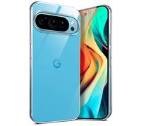 moex Aero Case Compatibile con Google Pixel 9 Pro XL - Custodia in silicone completamente trasparente, trasparente, ultra sottile, trasparente, tinta unita, trasparente