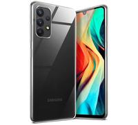 moex Aero Case Compatibile con Samsung Galaxy A32 - Custodia in silicone completamente trasparente, trasparente, ultra sottile, trasparente, tinta unita, trasparente