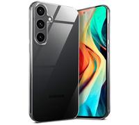 moex Aero Case Compatibile con Samsung Galaxy S24 FE - Custodia in silicone completamente trasparente, trasparente, ultra sottile, trasparente, tinta unita, trasparente