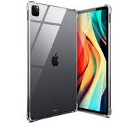 moex Aero Case per iPad Pro 12.9 (2020-2022) Custodia in silicone trasparente, ultra sottile antiurto con protezione degli angoli, tablet in silicone trasparente minimalista, trasparente trasparente