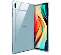 moex Aero Case per Samsung Galaxy Tab S6 Custodia in Silicone Trasparente Custodia Ultra Sottile Antiurto con Protezione Angoli Tablet Silicone Trasparente Minimalista Trasparente