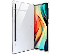 moex Aero Case per Samsung Galaxy Tab S8 Plus Custodia in Silicone Trasparente Custodia Ultra Sottile Antiurto con Protezione Angoli Tablet Silicone Trasparente Minimalista Trasparente