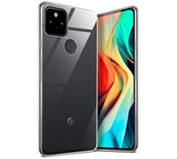moex Aero Custodia Compatibile con Google Pixel 5, Custodia in Silicone, Completamente Trasparente, Custodia Protettiva Ultra Sottile, Chiara, Crystal-Clear