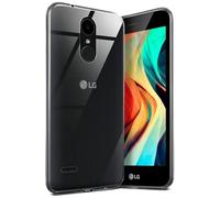 moex Aero Custodia Compatibile con LG K4 (2017), Custodia in Silicone, Completamente Trasparente, Custodia Protettiva Ultra Sottile, Chiara, Crystal-Clear