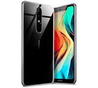 moex Aero Custodia Compatibile con Nokia 5.1 Plus, Custodia in Silicone, Completamente Trasparente, Custodia Protettiva Ultra Sottile, Chiara, Crystal-Clear